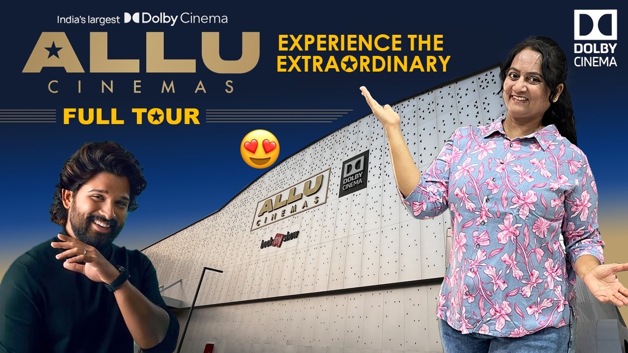 Allu Cinemas Kokapet Hyderabad 🌟😍 || India’s Biggest Dolby Cinema Screen | Full Tour
