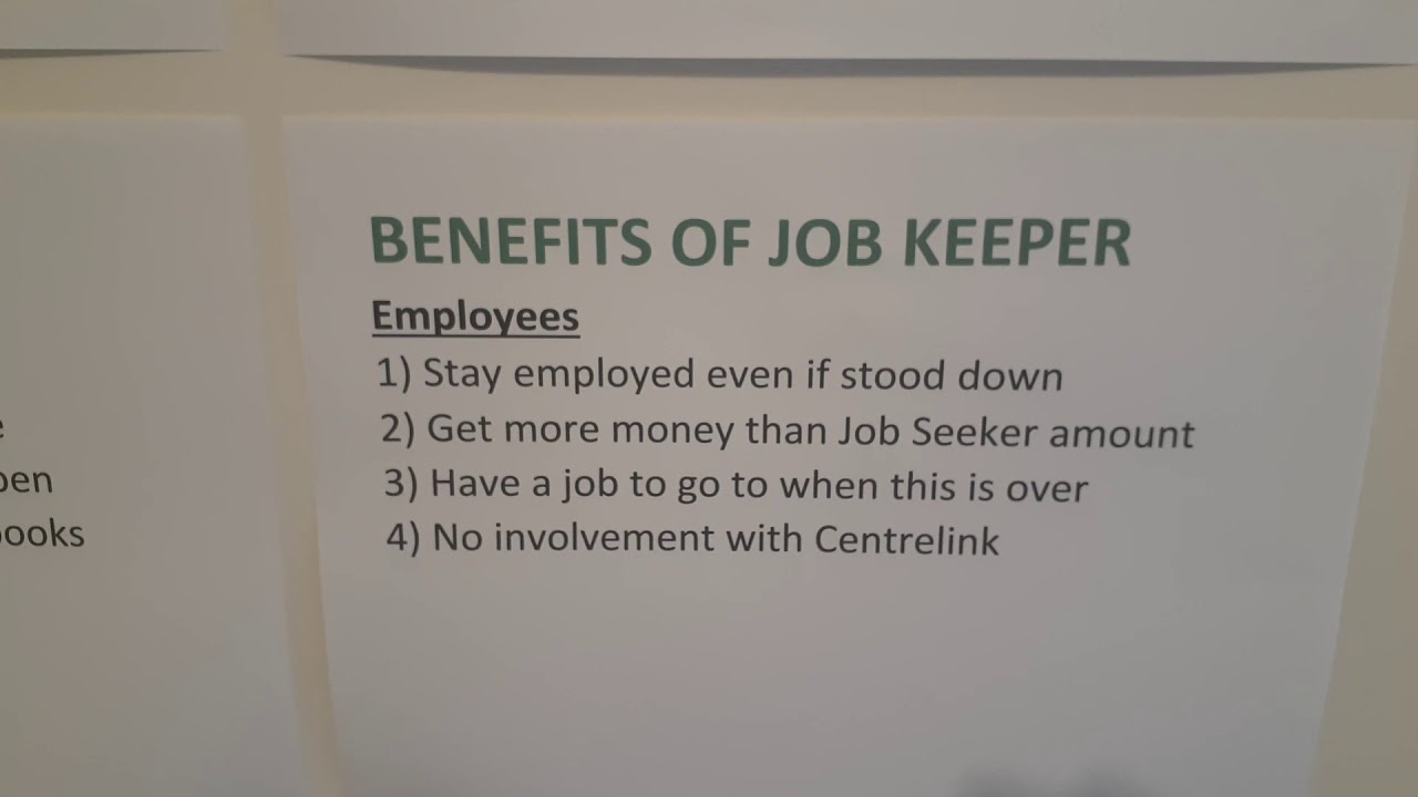 Job Seeker Payment vs Job Keeper Payment