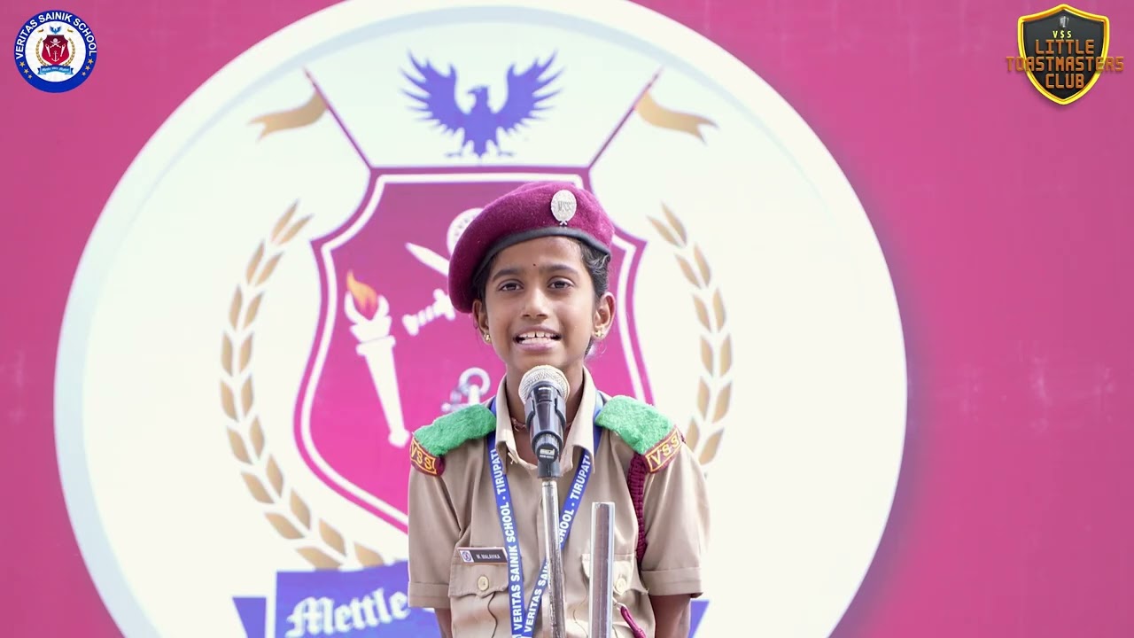 || VERITAS SAINIK SCHOOL || TIRUPATI || LITTLE TOASTMASTERS EPISODE -02 ||