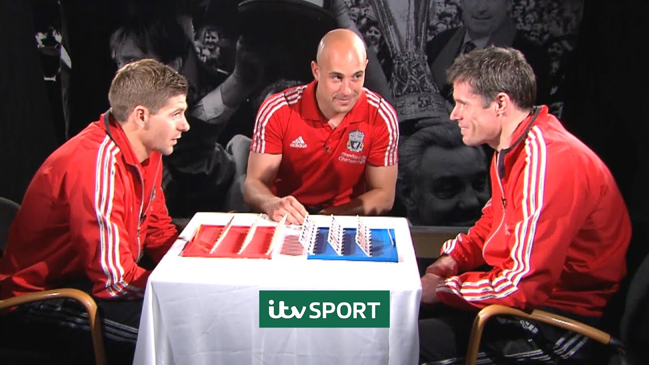 Jamie Carragher and Steven Gerrard play Guess Who?! | ITV Sport Archive