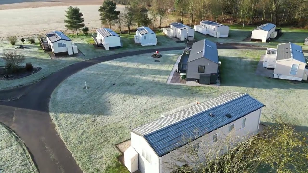 Drone Shots over Springwood Holiday Park Kelso 2024