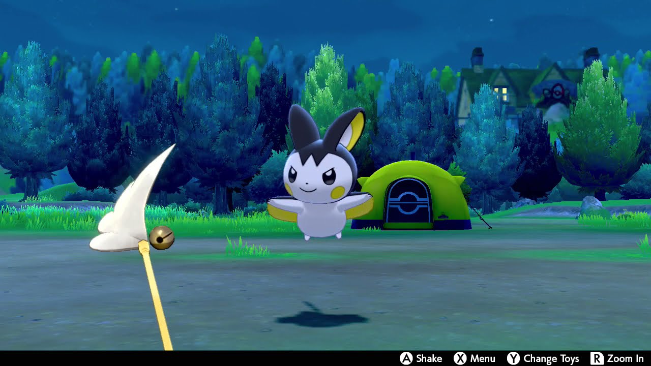 Emolga In Camp - Pokemon Sword & Shield