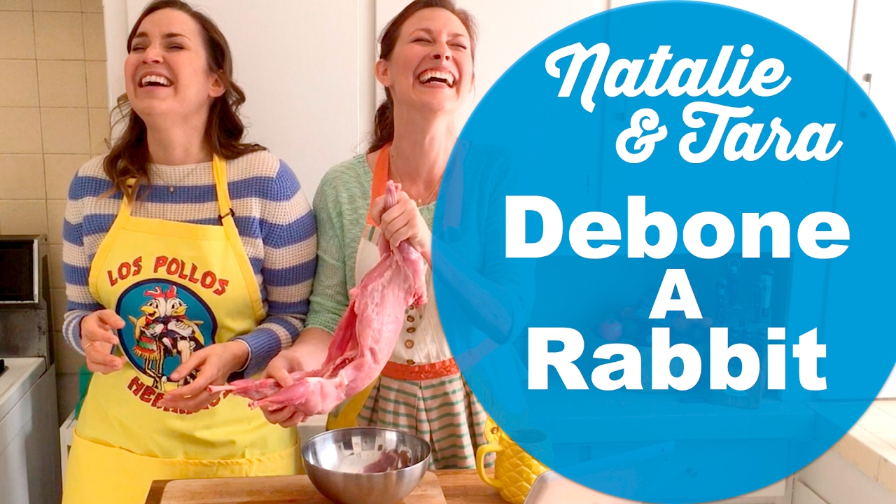 Natalie and Tara Try to Debone A Rabbit
