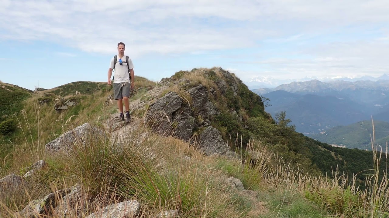 Hiking from Monte Lema to Monte Tamaro - Ticino, Switzerland