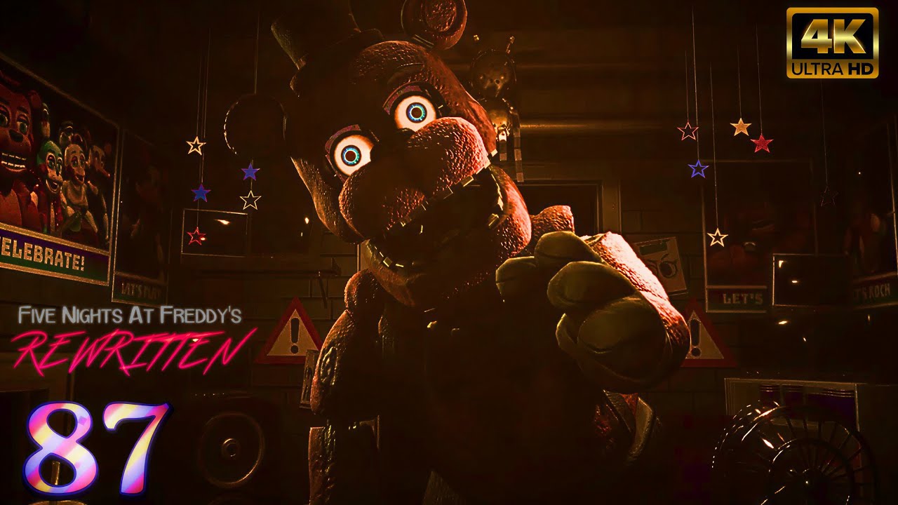 Five Nights At Freddy's Rewritten: '87 (Overhaul)  | Full Walkthrough  {4K}