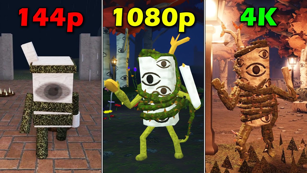 [ROBLOX] DOORS Outdoors: But Bad vs But Bad v1.4 vs Original