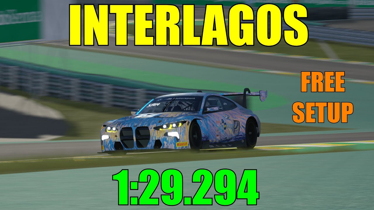 HOTLAP: Interlagos - BMW M4 GT3 (Assetto Corsa LFM)