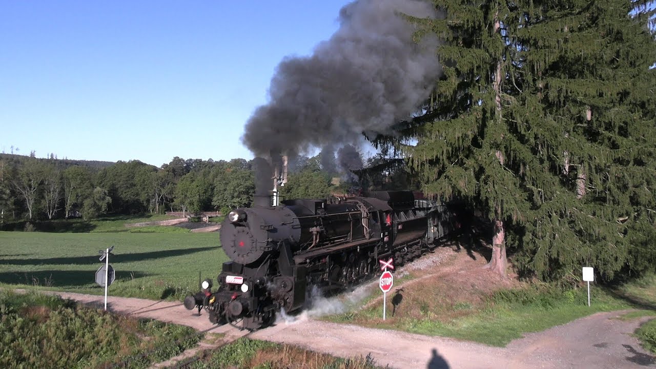 Mit Mazutka durch den Tag | Dampfgüterzug im Sazavatal (HD)