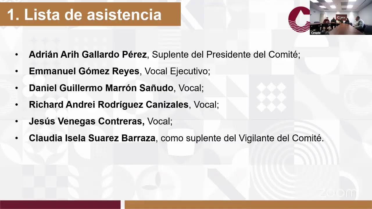 CUARTA SESIÓN ORDINARIA COCODI CESPTE