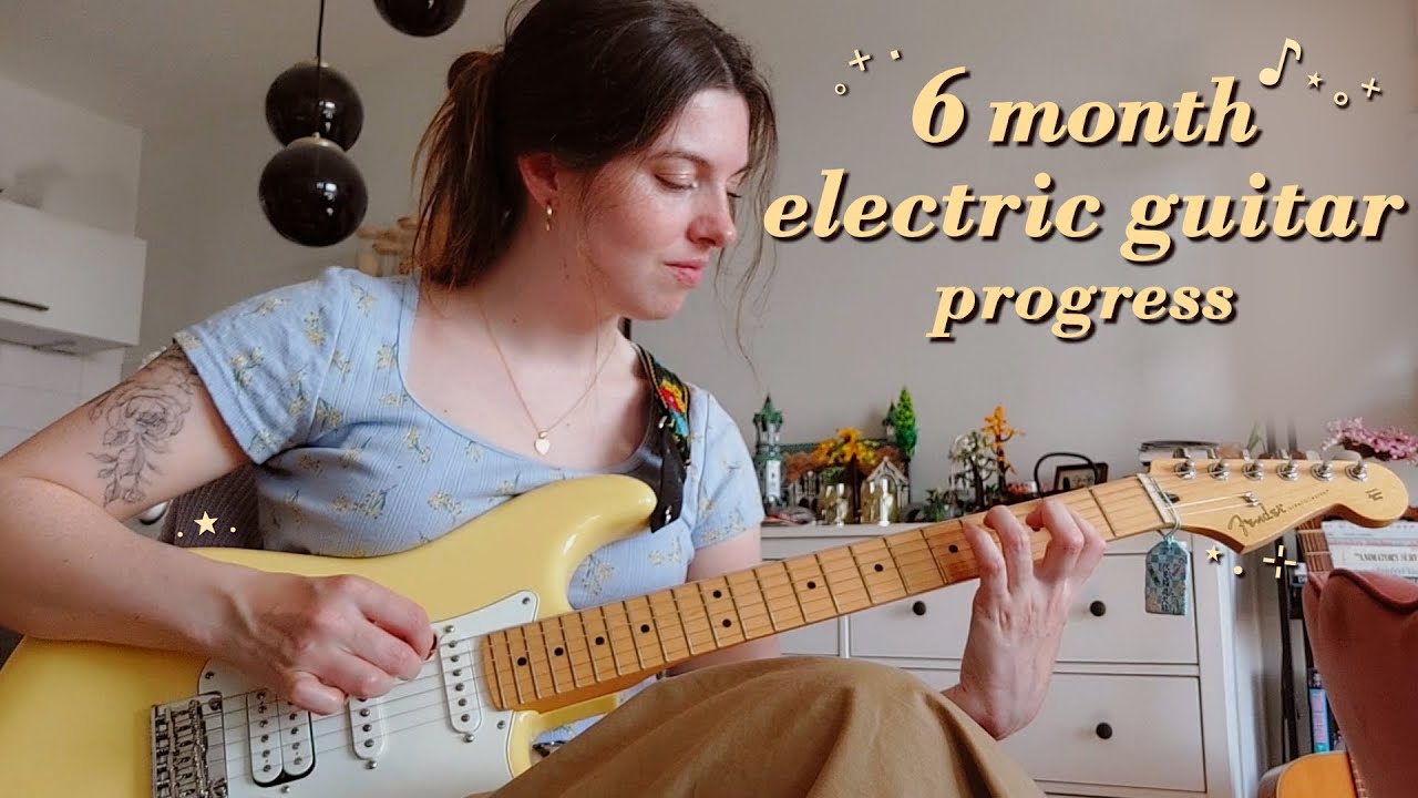 Мой шестимесячный прогресс в игре на электрогитаре 🎸