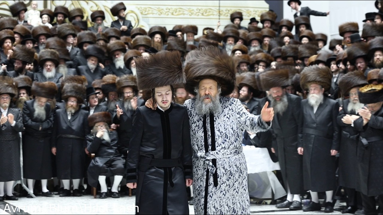שמחת החתונה לנכדי האדמו