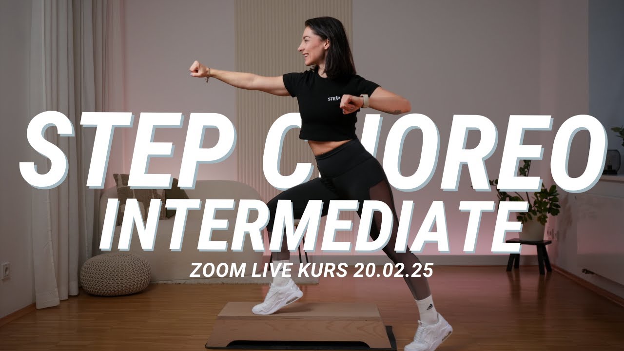 Step Aerobic Choreo Intermediate  | Live Kurs vom 20.02.25 | Step Aerobic Class #stepaerobics