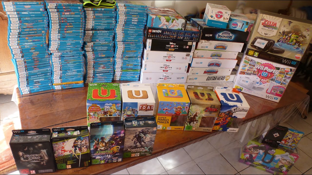 FULL SET WII U PAL FR ( Grosse Collection Wii U )