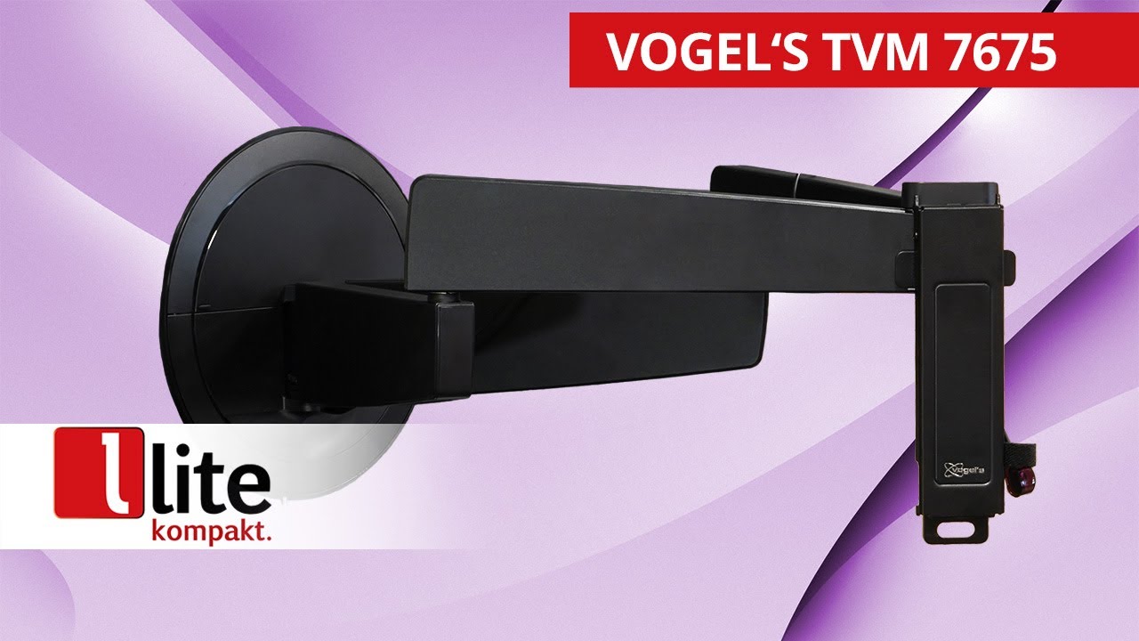 Bis zu 77-Zoll-OLED- und LCD-TV motorisiert ausfahren + schwenken: Vogel´s TVM 7675 vorgestellt