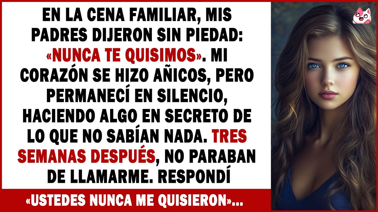 En La Cena Familiar, Mis Padres Dijeron: «Nunca Te Quisimos». Pero Después…