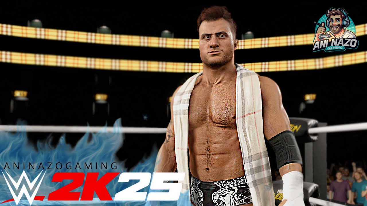 MJF - Полный выход и приемы с графикой и костюмами - Демонстрация модов для WWE 2K25