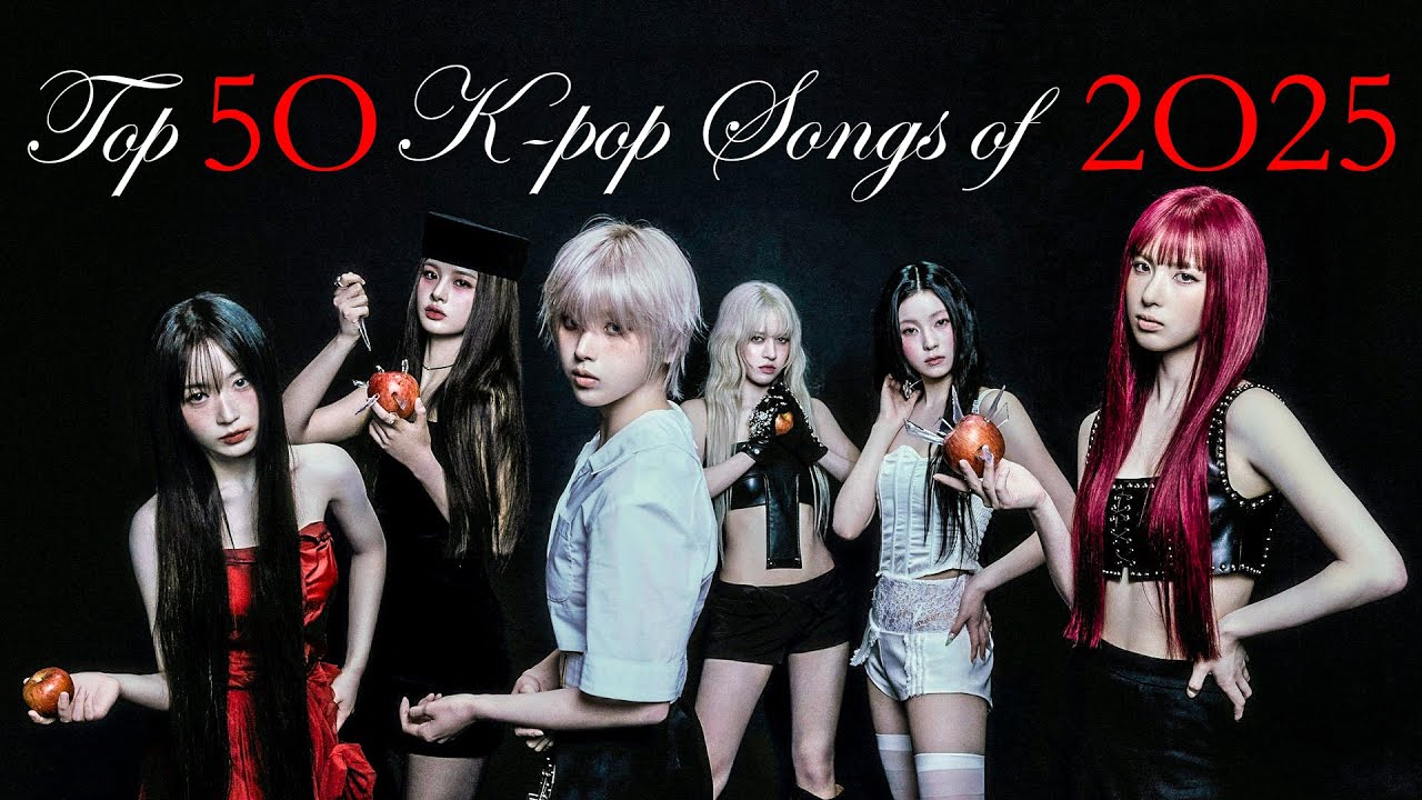 Топ-50 K-pop песен 2025 года