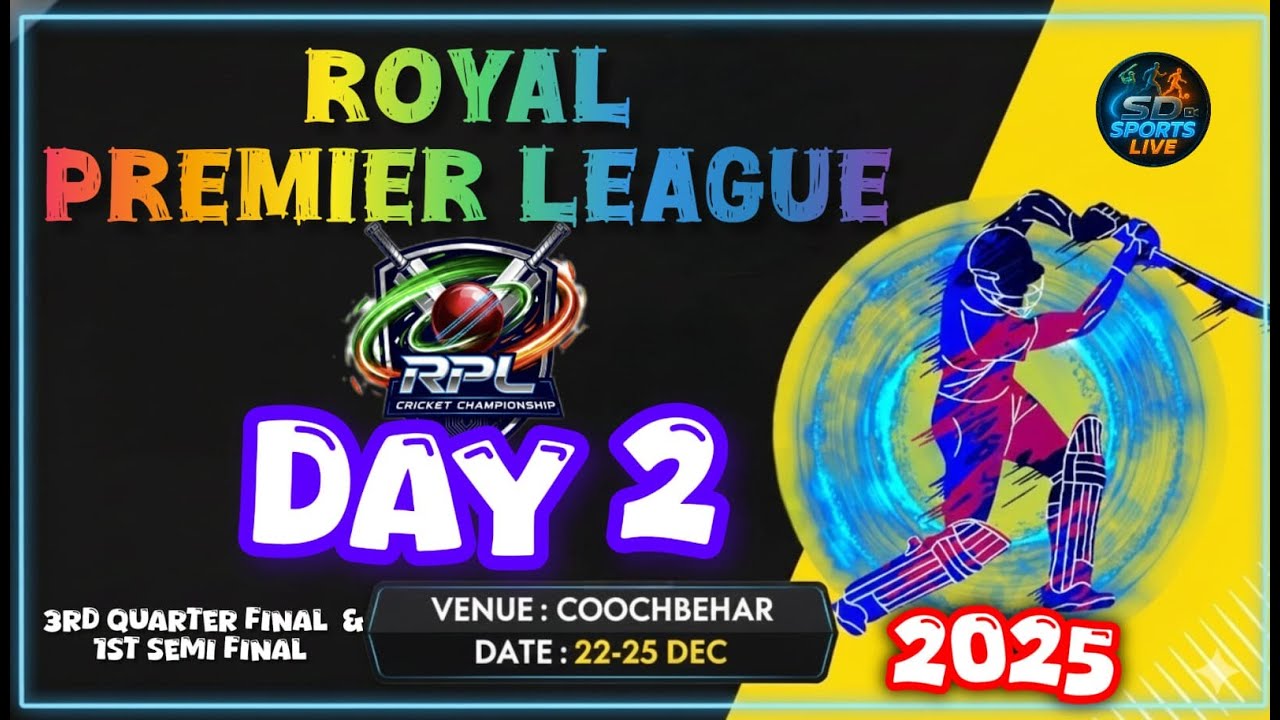 ROYAL PREMIER LEAGUE 2025  | DAY 2 | S.F 1 & Q.F 3 | CHAMUNDA v KALIMPONG| BROTHERS 11 v NAGRAKATA |