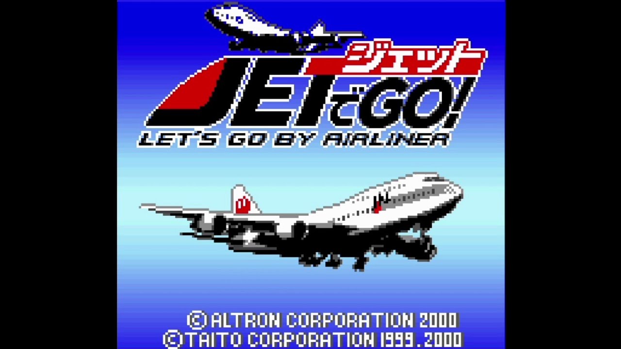 Jet de Go! Let's Go By Airliner - GBC Gameplay