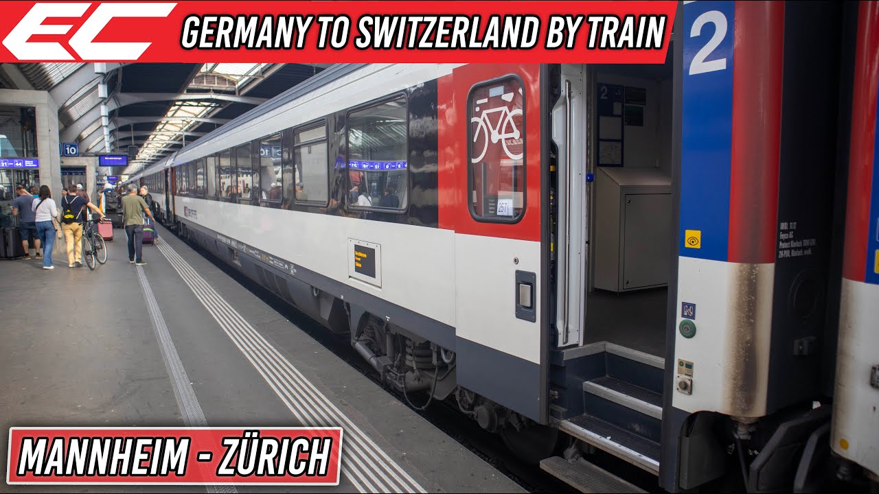 Germany to Switzerland by EuroCity Train | Mannheim - Zürich