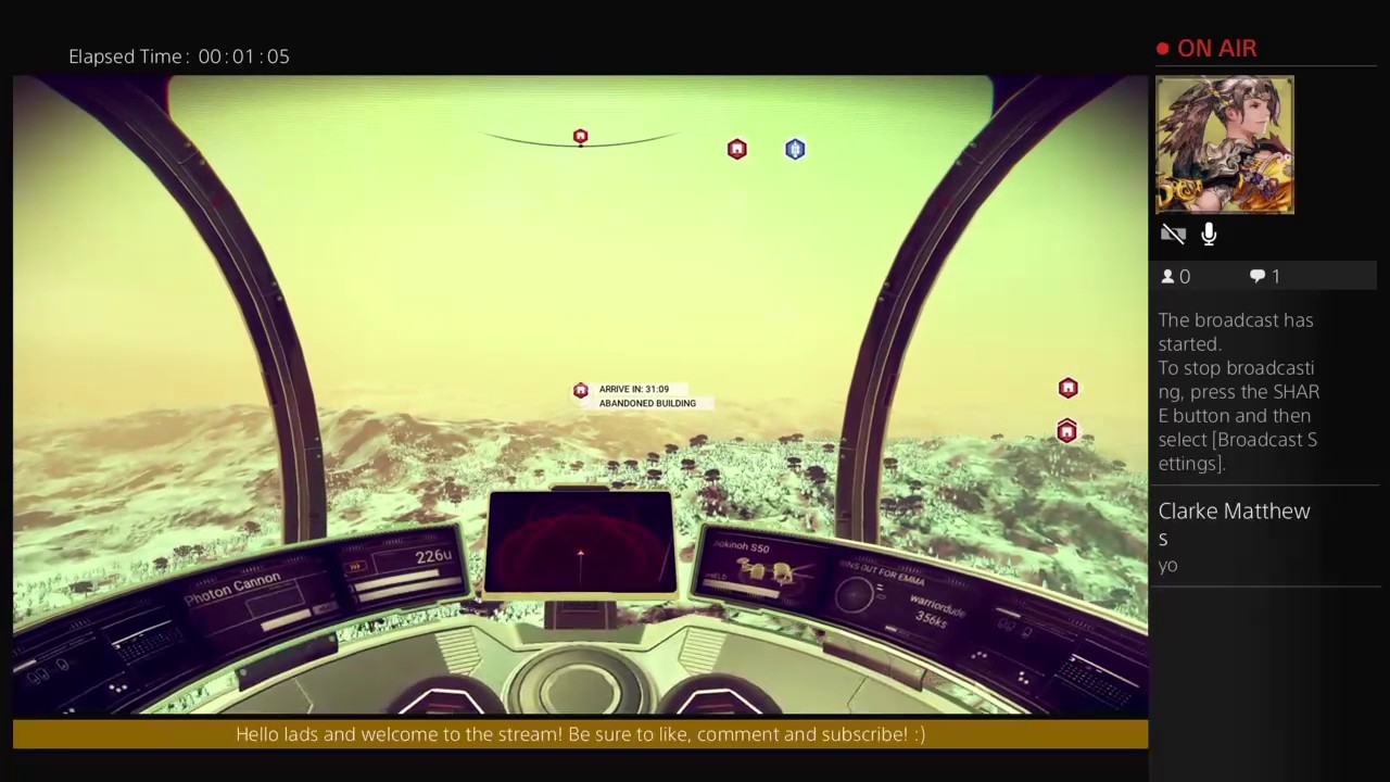 No Man's Sky | Testing Livestreaming