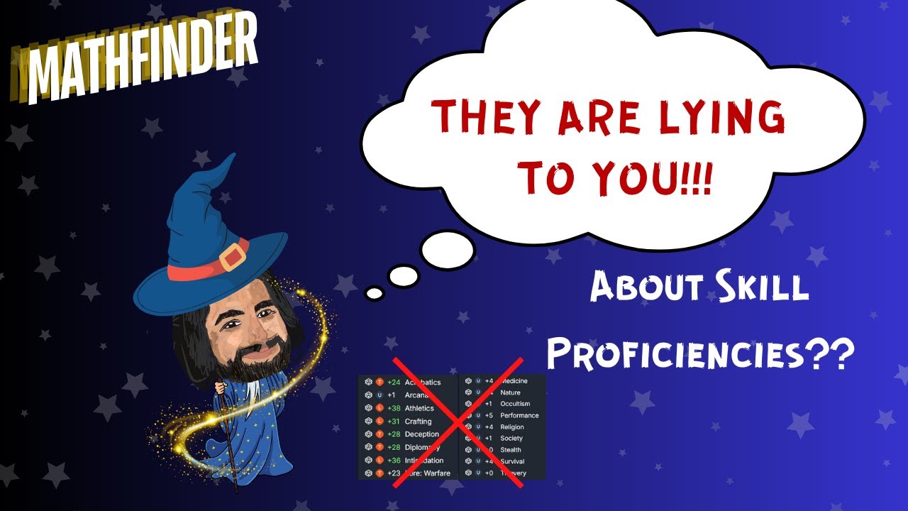 Они вам ЛГУТ о навыках!! - Руководство Mathfinder по развитию навыков