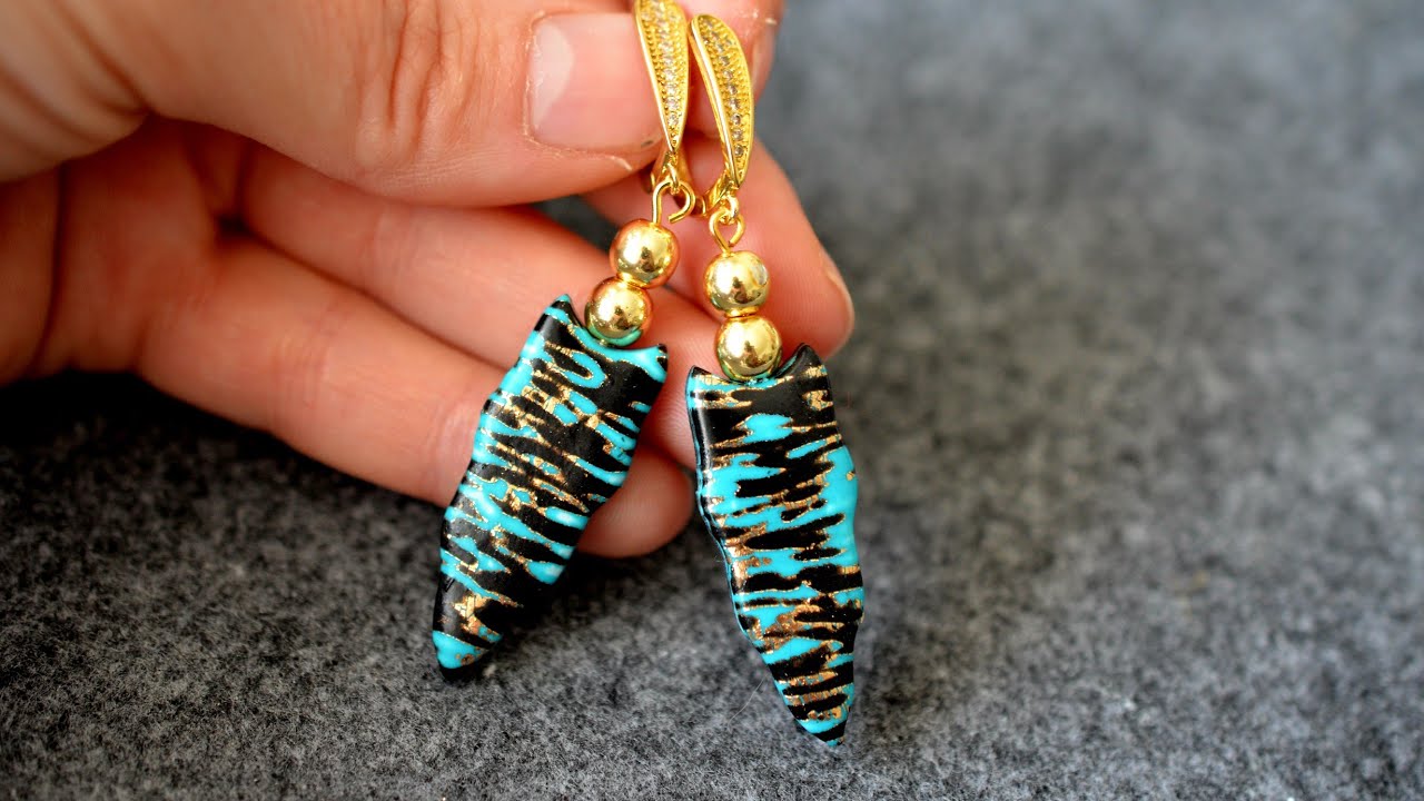 Creative DIY Earrings YOU Can Make from Polymer Clay Tutorial