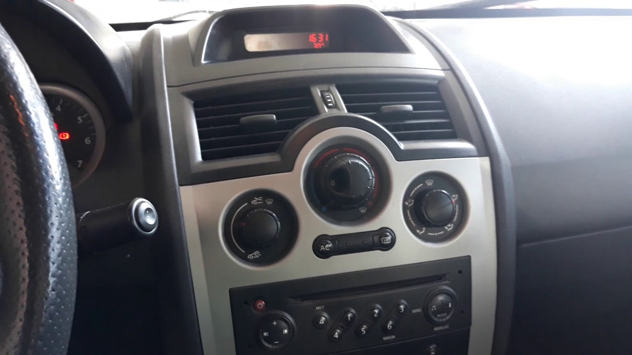 Megane 2010 não funciona ventilação interna