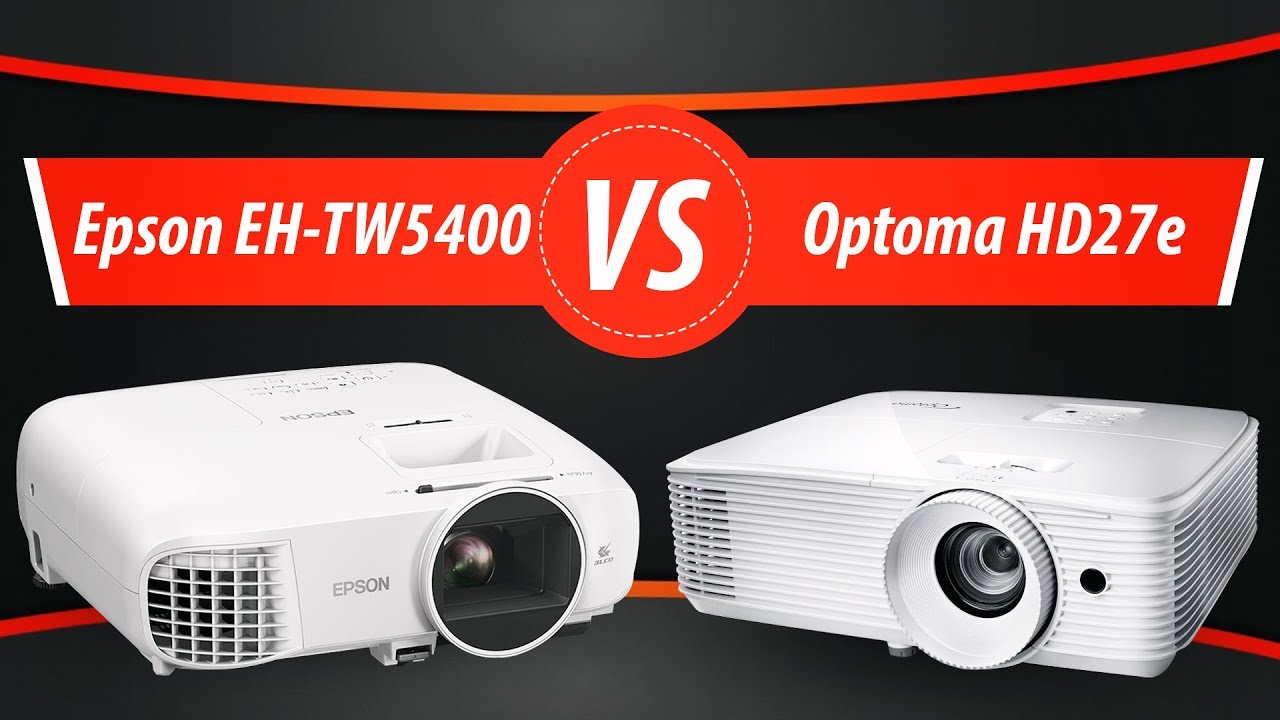 Epson EH-TW5400 🆚 Optoma HD27e 📽️ Porównanie Projektorów do 2500 zł