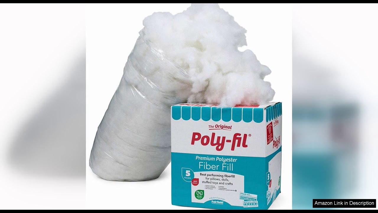 Fairfield The Original Poly-Fil, Premium Polyester Fiber Fill, Soft Pillow Stuffing Review