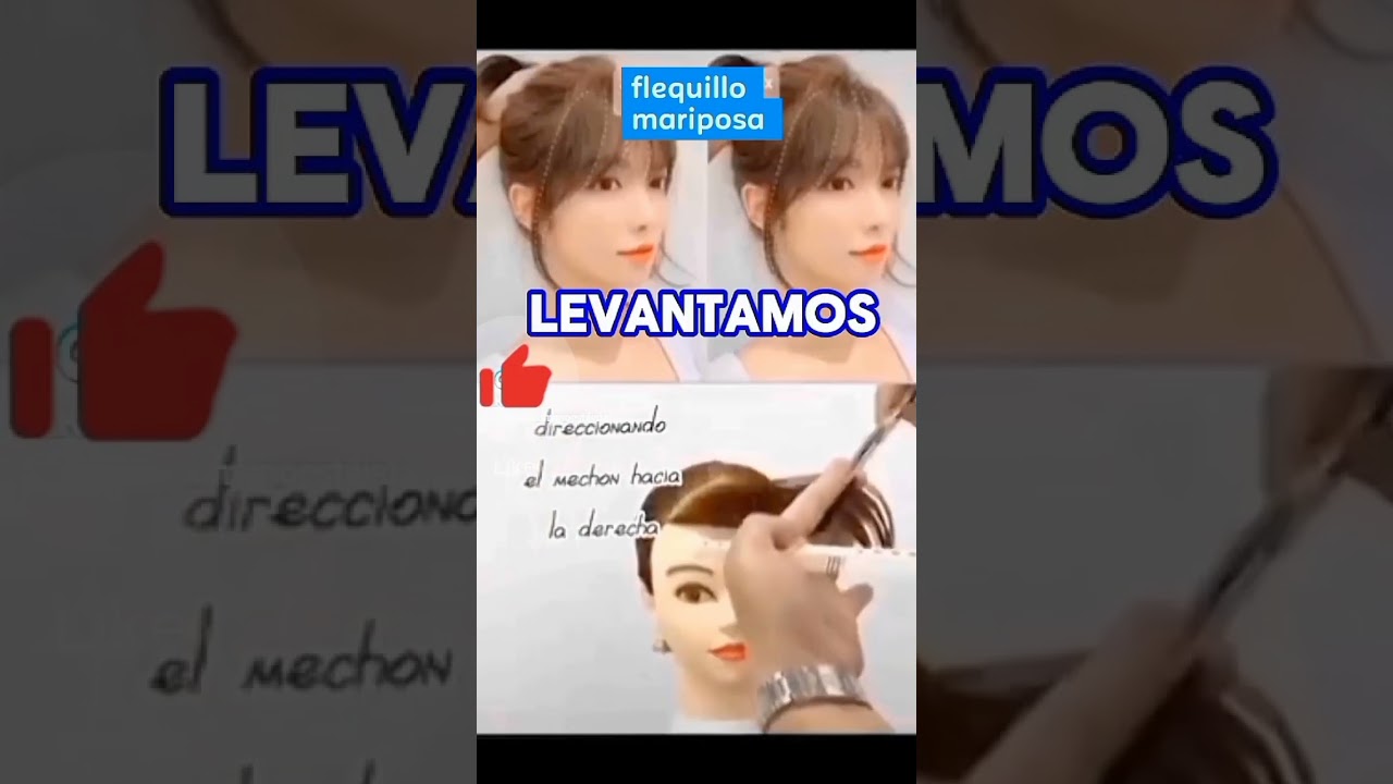 COMO CORTAR FLEQUILLO o FLECO MARIPOSA PASO A PASO #haircut #hair #peluquer&iacute;a
