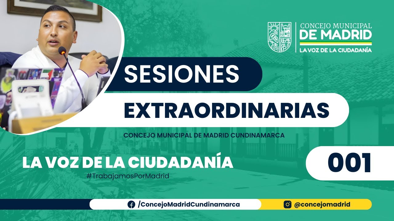 SESIÓN EXTRAORDINARIA 001 - 03 DE FEBRERO DEL 2026