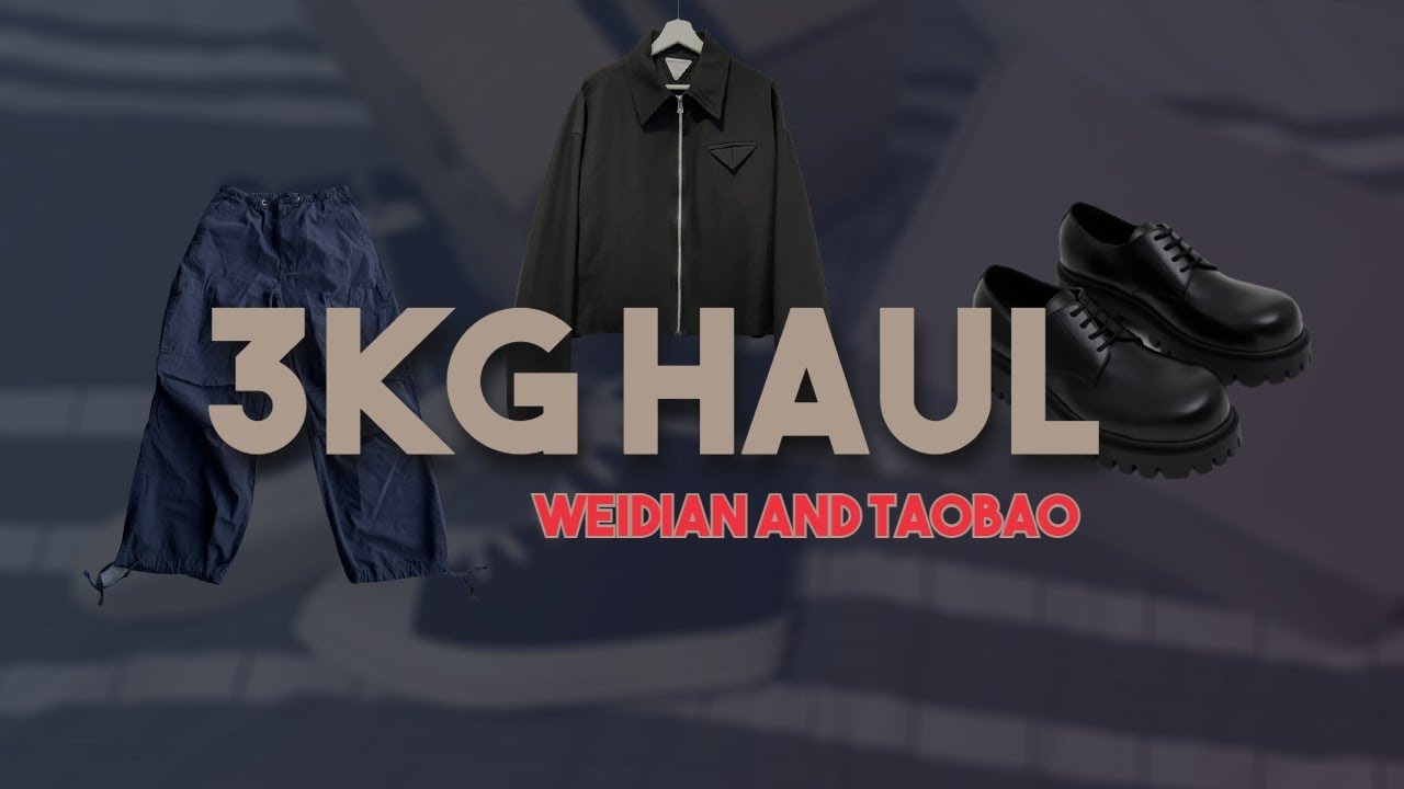NEW 3KG Sugargoo Haul (ON BODY) | Weidian and Taobao Unboxing (Balenciaga, Bottega...)
