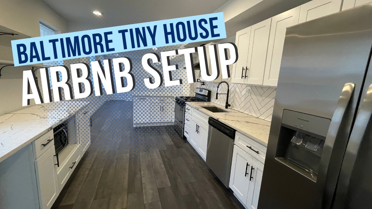 TINY Apartment Tour, Baltimore Airbnb Set up and Design