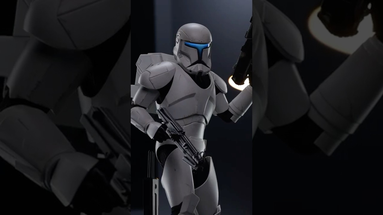 $200 Clone Commando Star Wars Figure! - Hot Toys Clone Commando Figure Unboxing