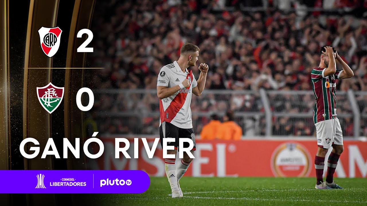 RIVER PLATE 2 - 0 FLUMINENSE | RESUMEN | CONMEBOL LIBERTADORES 2023 | PlutoTV