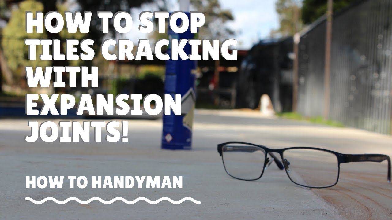 How to stop external tiles cracking by putting in expansion joints