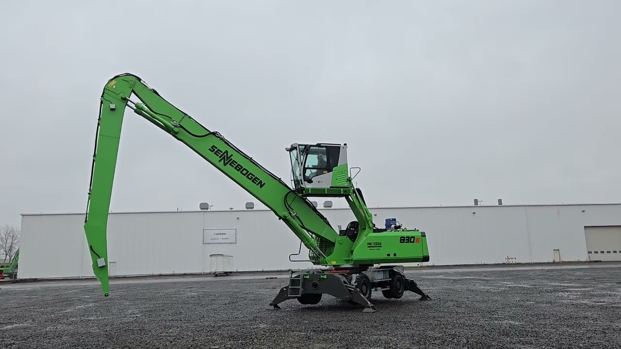 Sennebogen 830 Finished up and ready for delivery