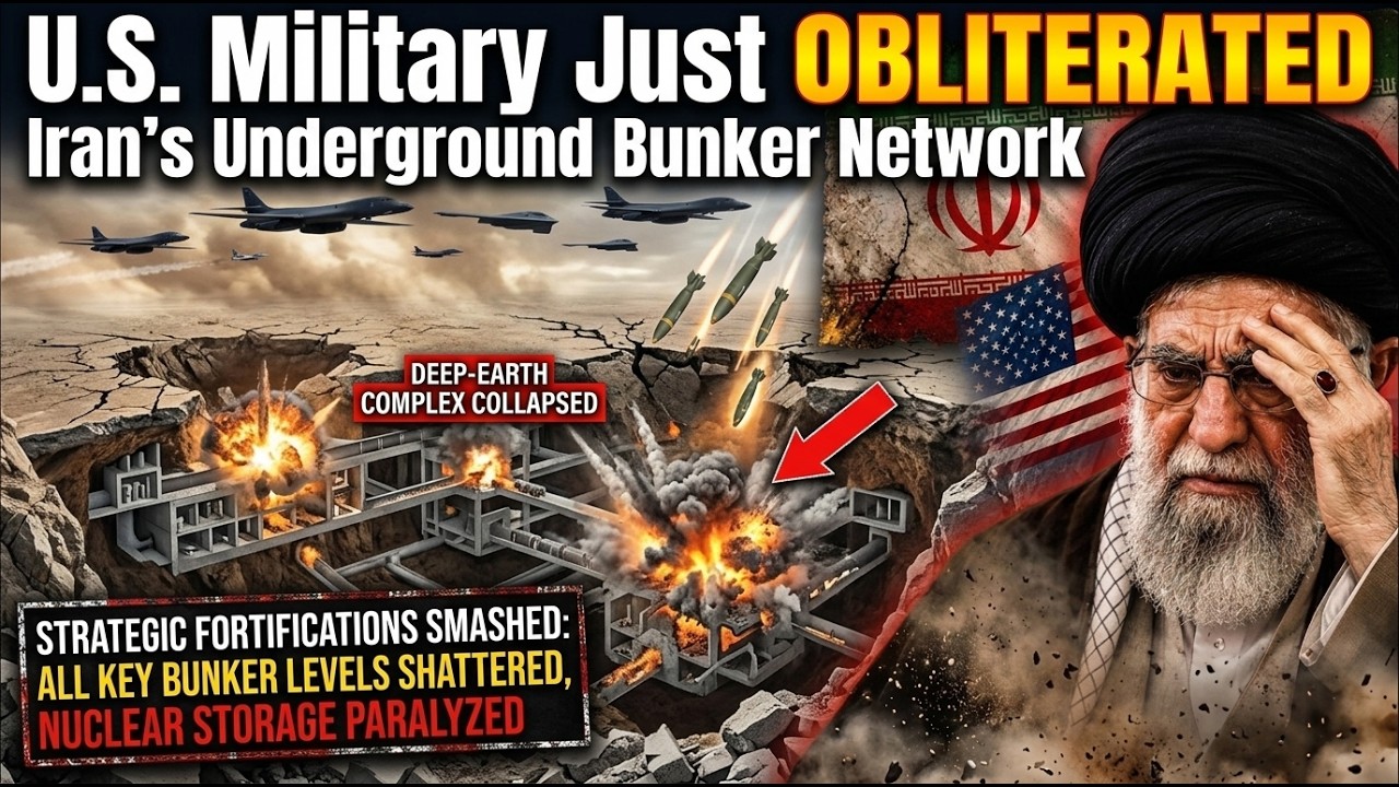 U.S. Military Just OBLITERATED Iran's Underground Bunker Network