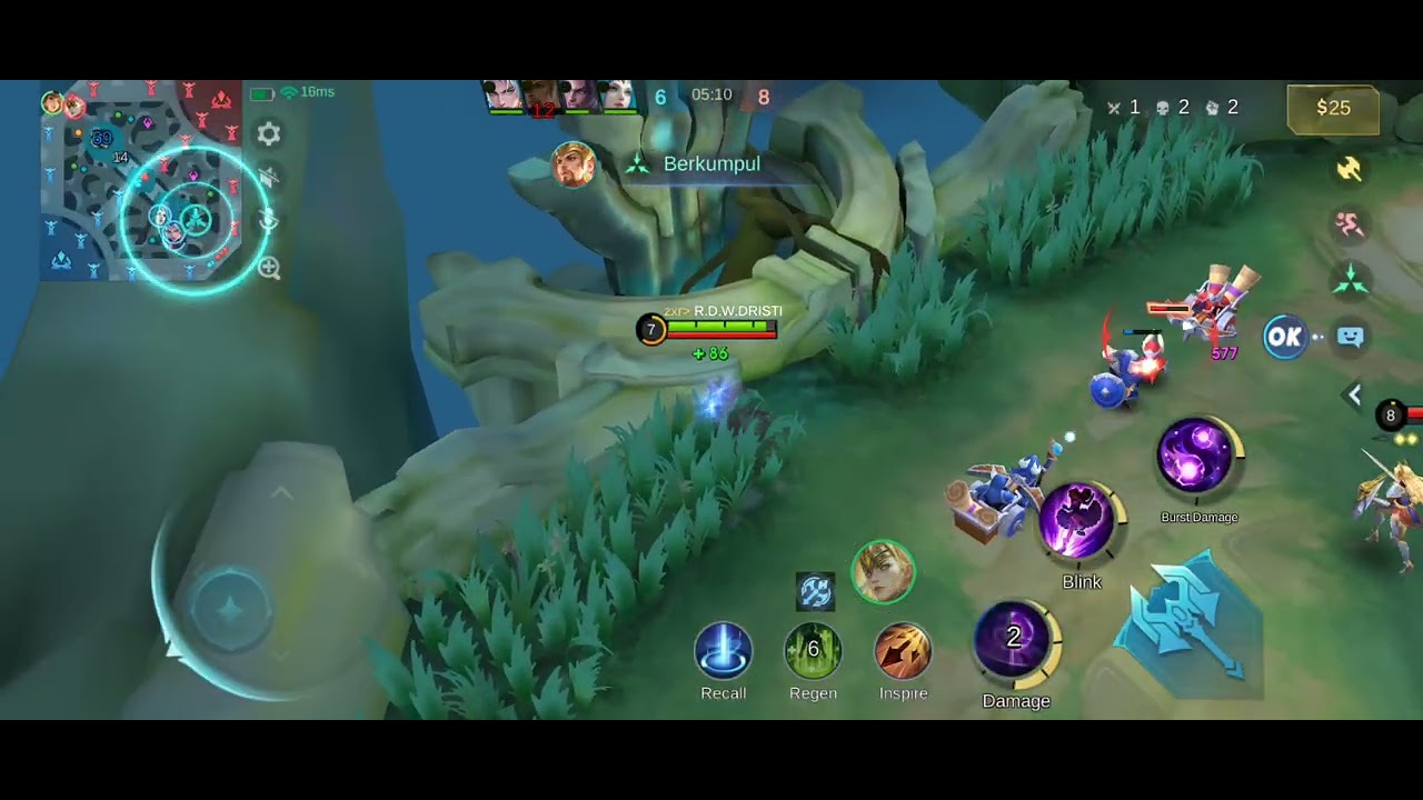 Pov ngeprank pake guinever di remehin trus di comback 🤣🔥🔥(asmr gameplay guinever explaner brust)