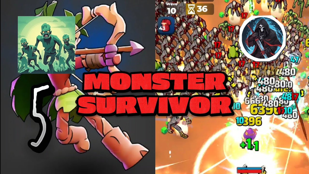 Monster Survivor Gameplay Part 5: Fallen Fortress II – The Return of the Undead Horde! 🏰🧟 #Monster