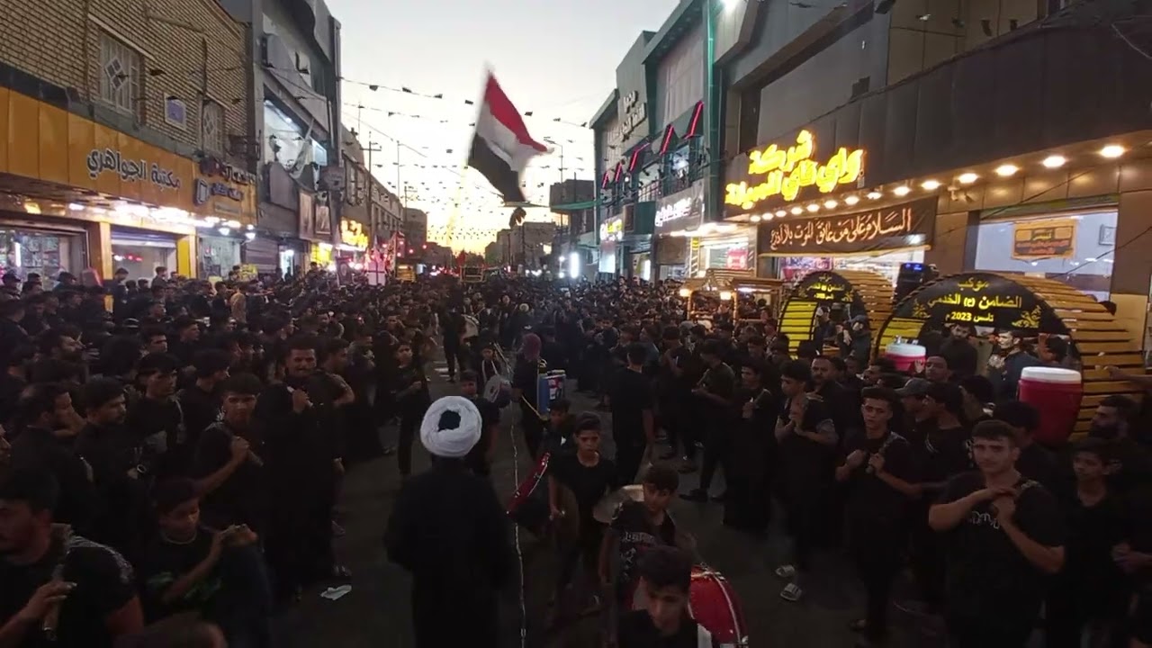 موكب سبايا كربلاء /محرم 5/ قلعة سكر /2023 اطول موكب واجمل
