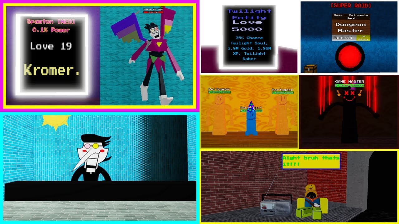 UTMM CREATIVE MANIA：Spamton 0.1%、Twilight Entity、Dungeon master etc... [アンダーテール/ロブロックス]