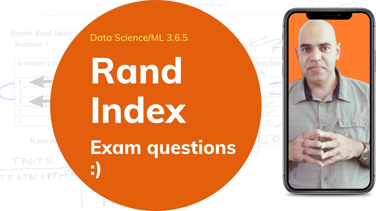 3.6.5 DS: Rand Index Examples for Exam Preparation