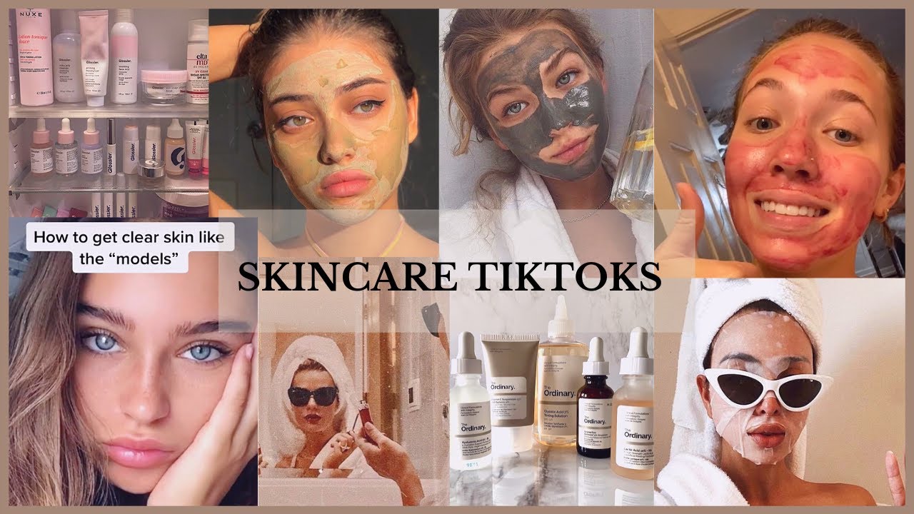 SKINCARE ROUTINE TIKTOKS - APPROVED BY HYRAM - with links!