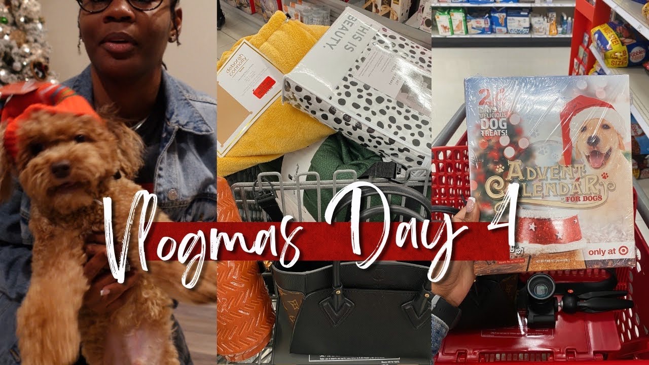 Vlogmas 2022: Day 4 | gift shopping at Target | guest room makeover