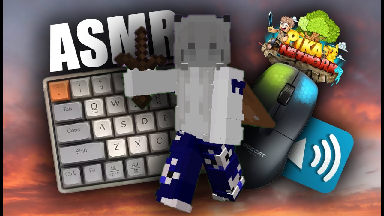(uncut)😴Relaxing Bedwars Keyboard & Mouse ASMR