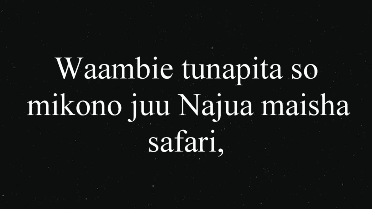 harmonize - never give up lyrics (Sms Skiza 8089252 to 811)