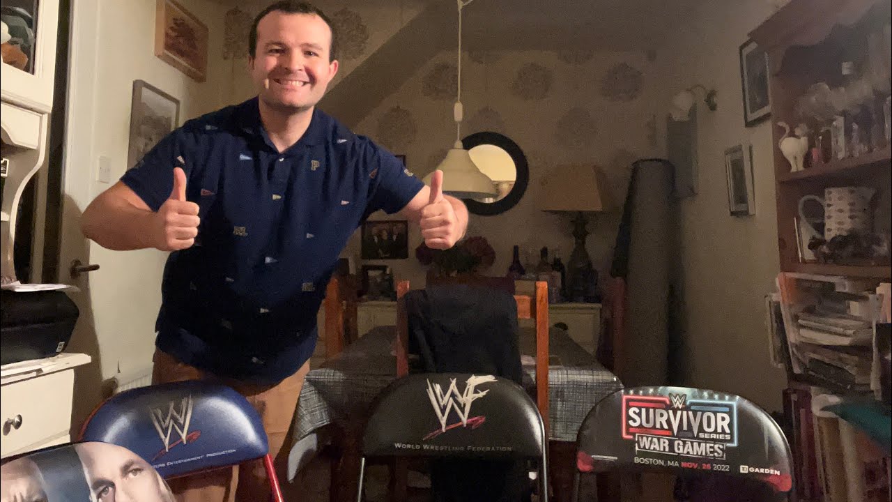 My WWE and WWF Ringside Chair Collection Video