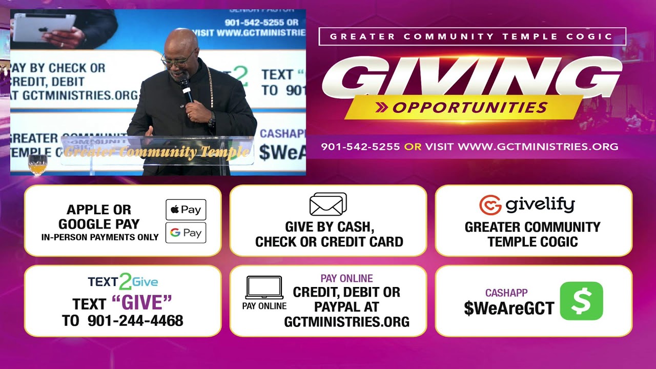 Greater Community Temple Sunday Morning Service